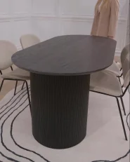Dining Table SAVORY Black 180 cm 90 cm_1173918