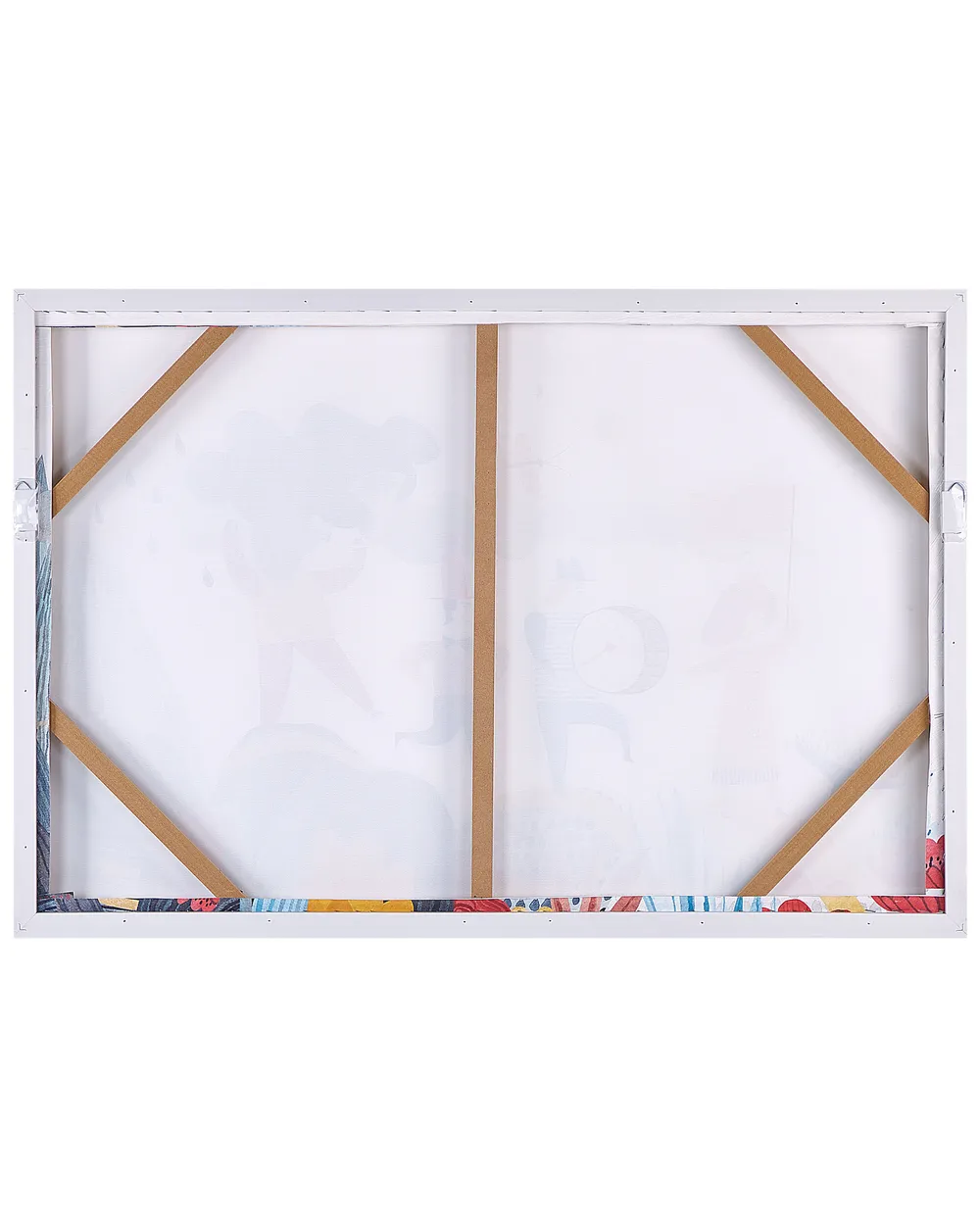 Obraz na płótnie BIBBIENA 63 x 99 cm Motyw dziecięcy Kolorowy_891225