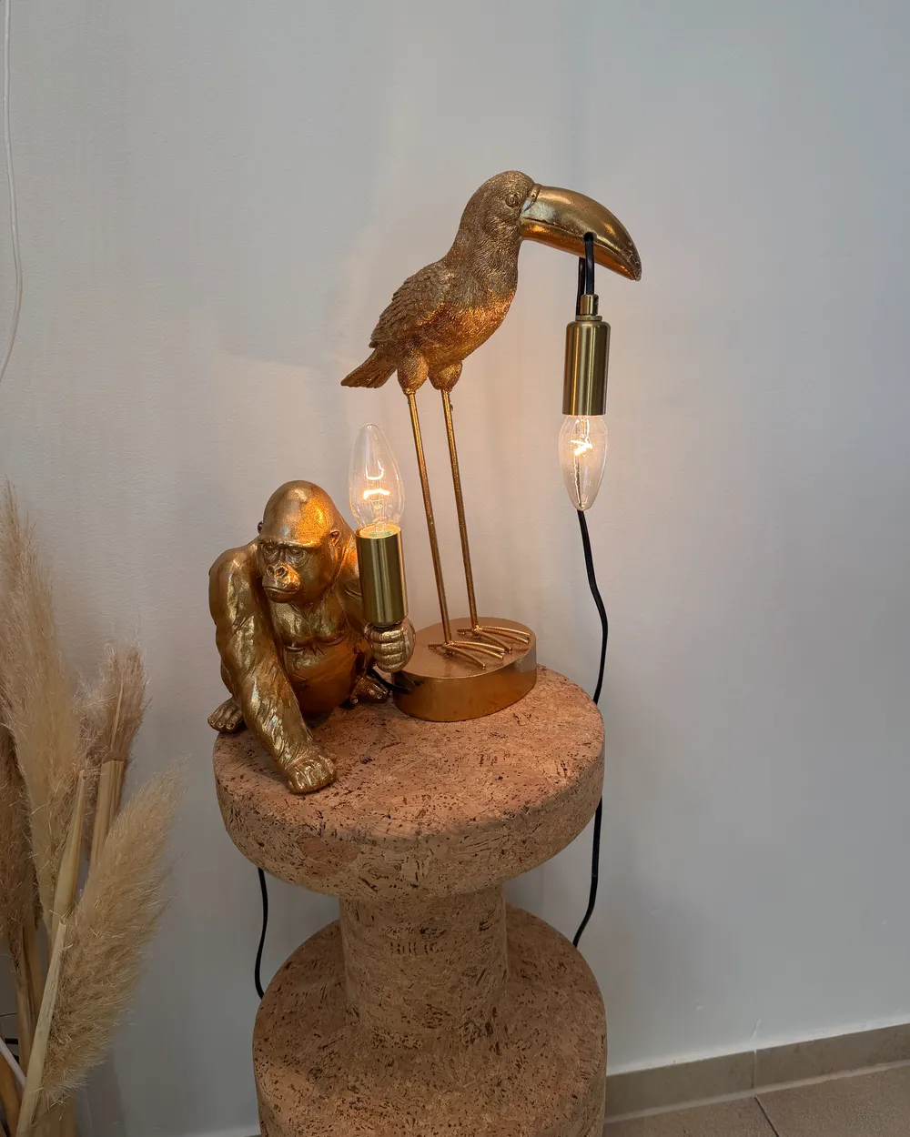 Lampada da tavolo Gorilla HARAMBE Oro_1047764