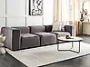 Sofá modular 3 plazas FALSTERBO Terciopelo Gris pardo