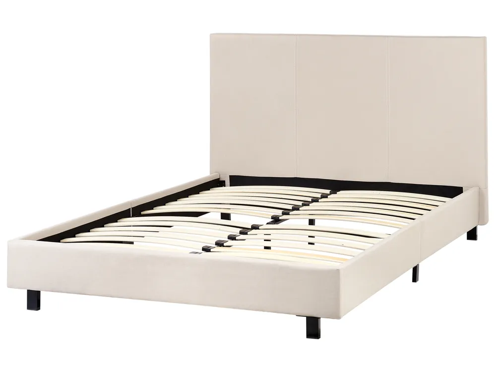 Bed Fabric ALBI 120 x 200 cm (EU Small Double) Beige_1060942