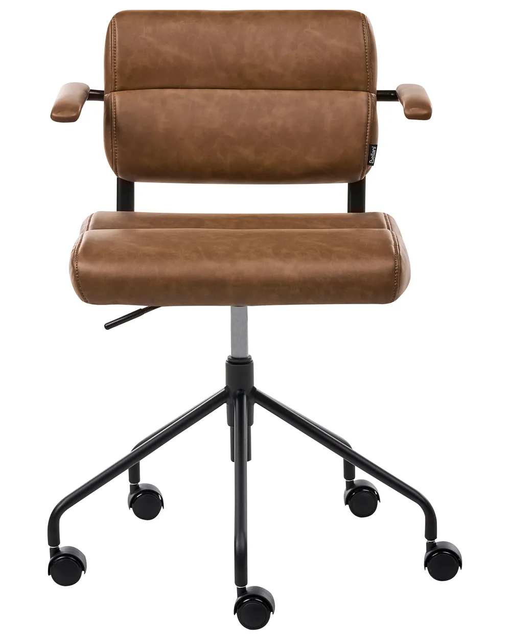 Desk Chair CANDOR Faux Leather Dark Brown_1059313