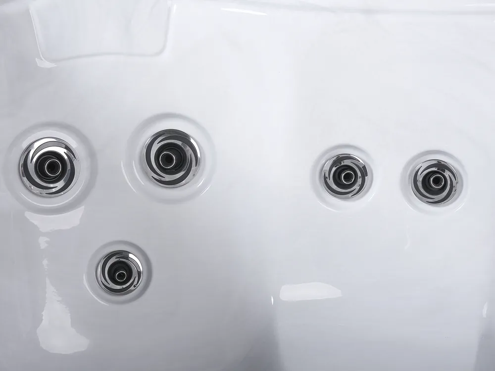 Outdoor Hot Tub with LED ARCELIA White_825110