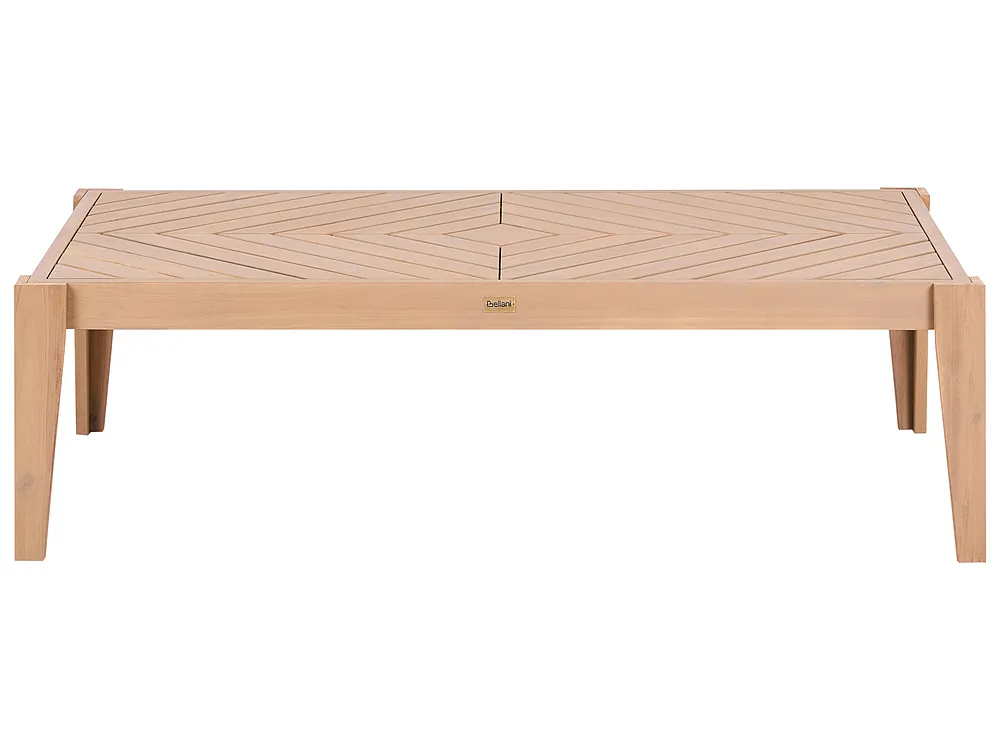 Garden Coffee Table RIVELLO 68 cm 123 cm Acacia Wood Light Brown_1155847