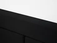 Divan Bed Fabric ADMIRAL 160 x 200 cm (EU King Size) Black_764260