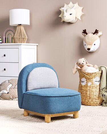 Kids Chair Dinosaur Blue FABORG