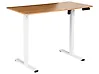 Electric Adjustable Standing Desk TAVARES 120 cm x 60 cm Light Brown/ White