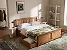 Cama con 4 cajones OLENDON Madera de pino Marrón 160 x 200 cm