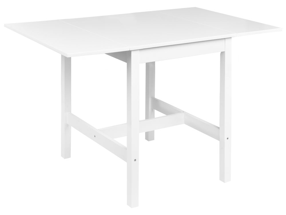 Masă de dining extensibilă VERA Alb 60/120 cm 74 cm Lemn de pin