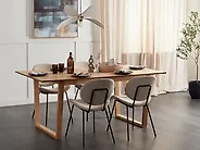 Dining Table CAMDEN Light Ash Wood 180 cm 95 cm_1183796