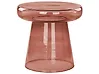 Side Table CALDERA Glass Red