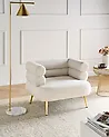Armchair BOVIK Fabric Off-White