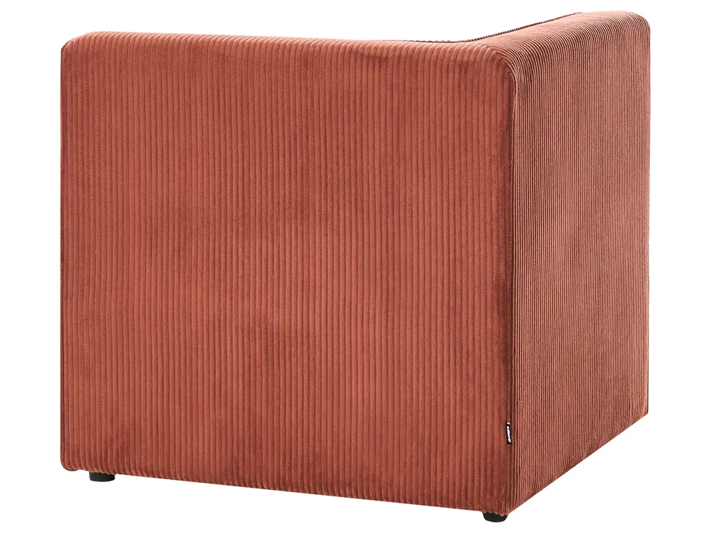Corner Seat LEMVIG Corduroy Golden Brown Right Hand_1054742