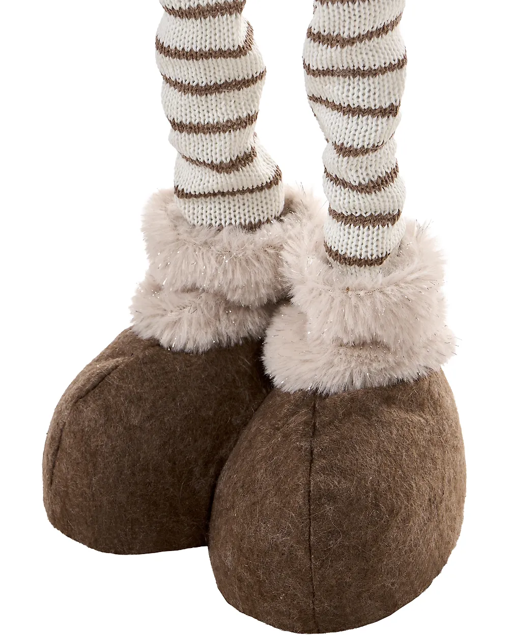 Set of 3 Christmas Decorations KOSKENKORVA 70/58-80/80-104 cm Gnome Brown_1174198
