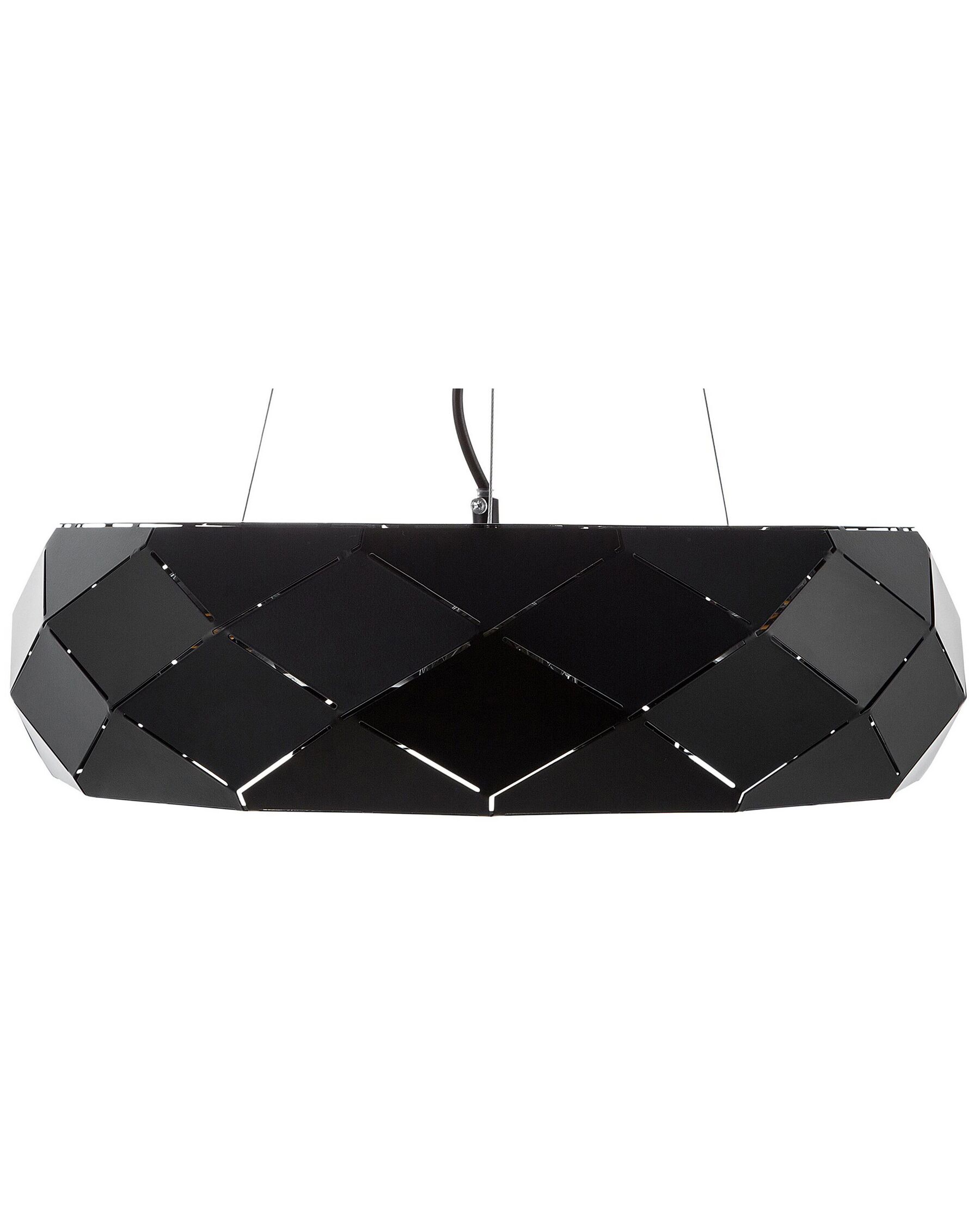 Metal Pendant Lamp Black CESANO_696242