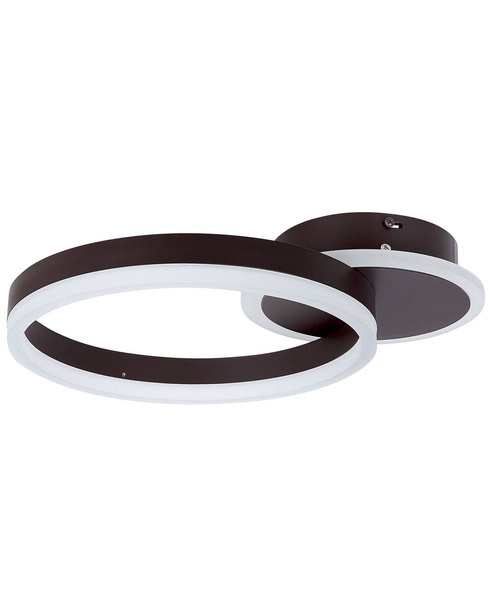 LED Ceiling Lamp GLYDE Metal Dark Brown