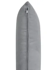 Hanging Chair with Stand ALVIANO Fabric Dark Grey_960448