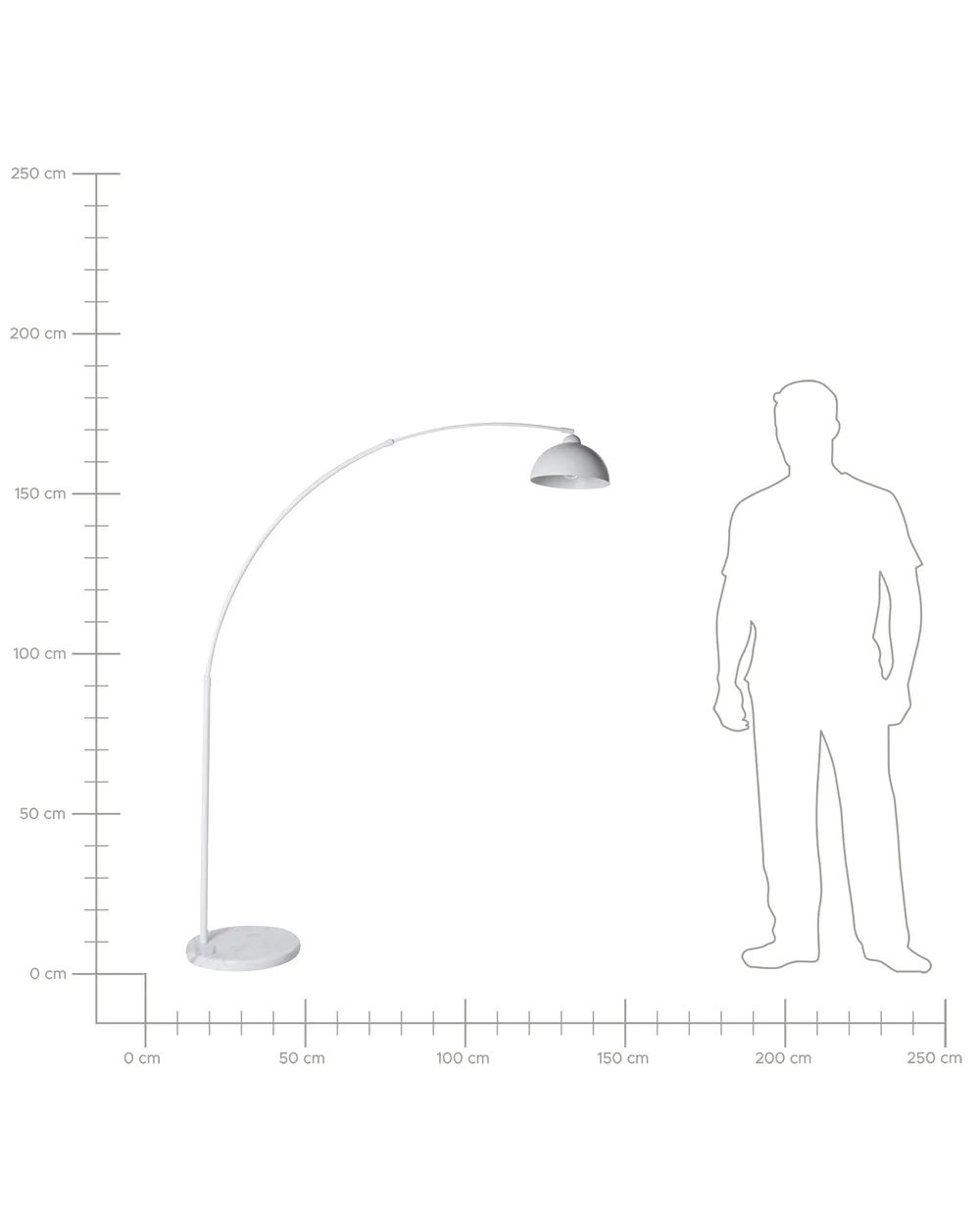 Floor Lamp CAGAYAN Metal White_1054072