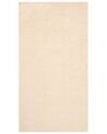 Kunstfellteppich Kaninchen beige 80 x 150 cm Shaggy THATTA_866635