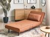 Fabric Sofa Bed Orange VESTFOLD_930282