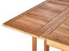 Conjunto de jardín plegable 4 plazas de madera de acacia con sombrilla (12 opciones) FRASSINE_922549
