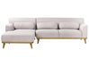 Right Hand Fabric Corner Sofa Light Grey SIMOS_927995