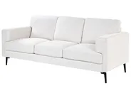 Living Room Set 7 Seater LOUSTO Fabric Light Beige_1043975