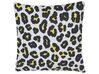Set di 2 cuscini da giardino leopardati bianco e nero 45 x 45 cm KARDITSA_818613