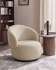 Otočné křeslo VAMMALA Taupe_1164571