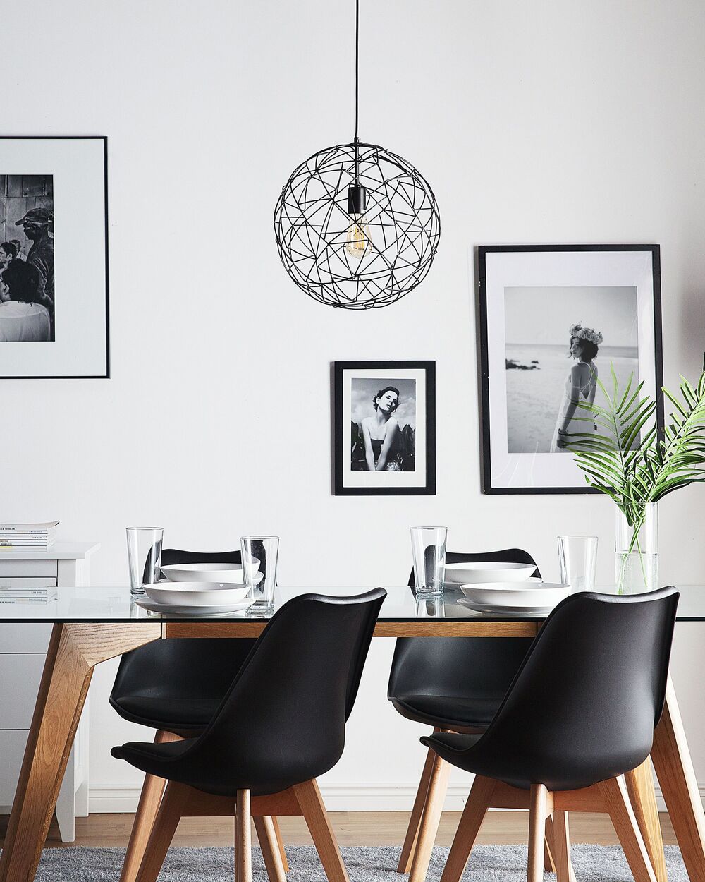 Hanglamp LEMME Metaal Zwart