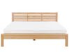 Łóżko drewniane 180 x 200 cm jasne CARNAC_677863