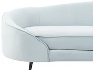 Sofa 2 Seater SAVAR Velvet Light Blue_946375