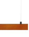 Wooden LED Pendant Lamp with Dimmer Dark STEWARTS_872701