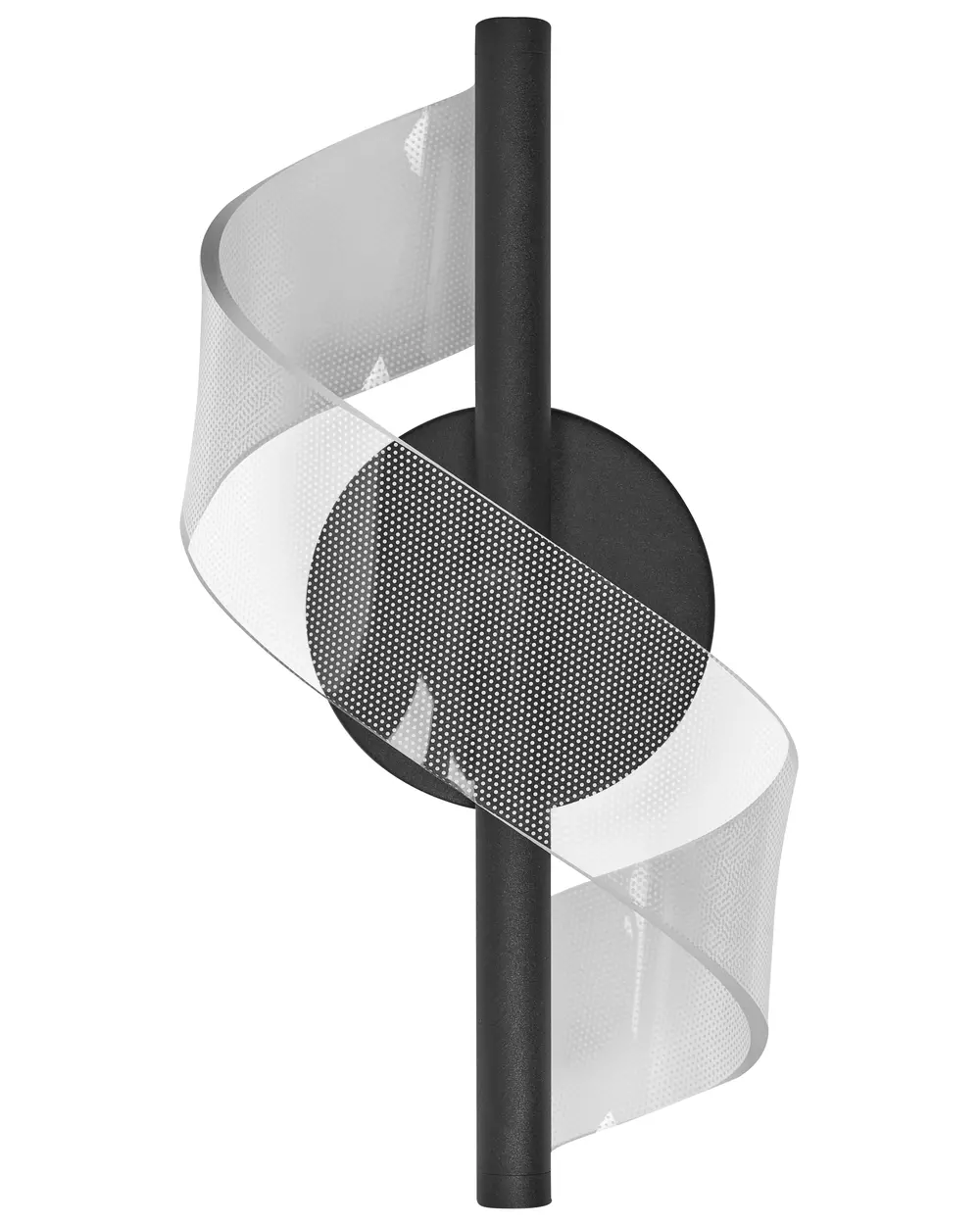 LED Wall Lamp SARELA Metal Black_1010574