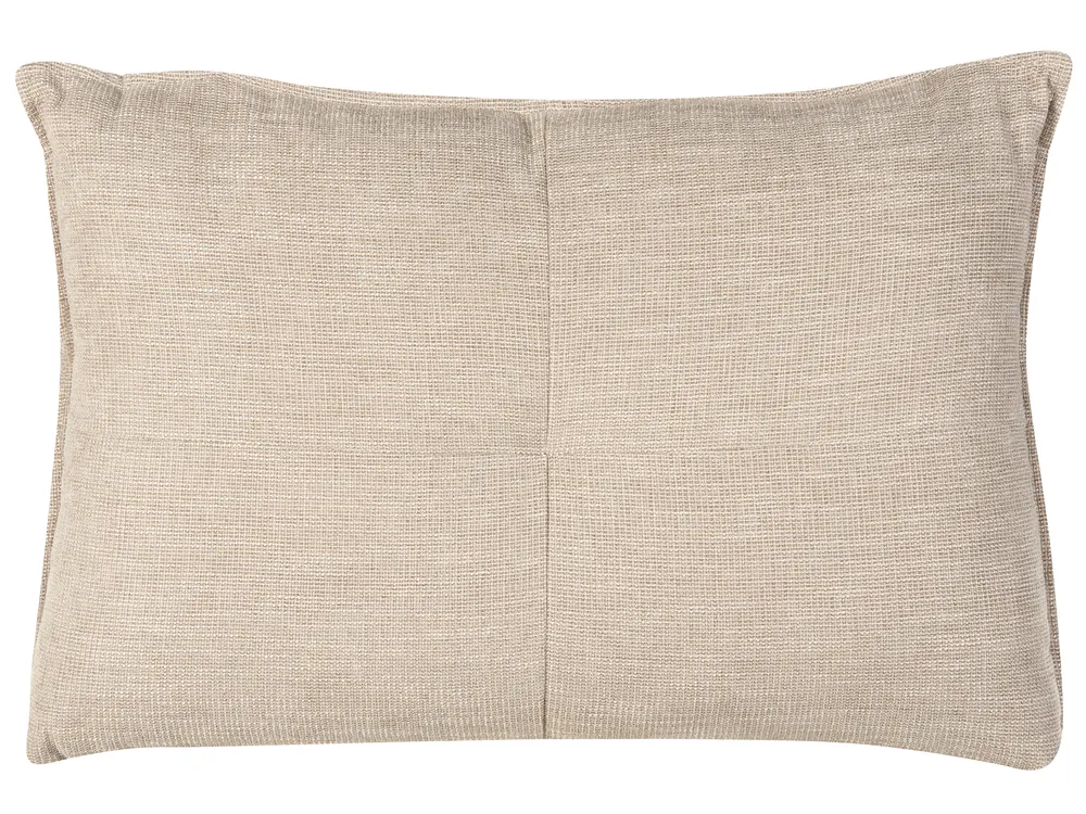 Corner Sofa 3 Seater SERSAN Chenille White Left Hand_876390