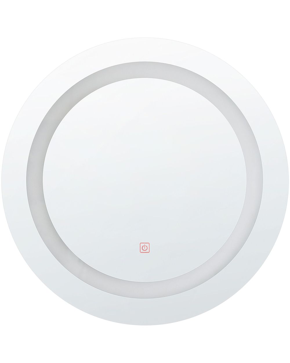 LED Bathroom Mirror SELUNE 58 cm 58 cm Silver