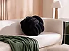 Throw Cushion MALNI 30 x 30 cm Velvet Black Solid