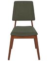 Lot de 2 chaises en bois vert foncé MERRILL_926421