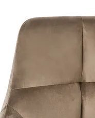 Krzesło obrotowe PALMDALE Welur Beżowoszary_1073327