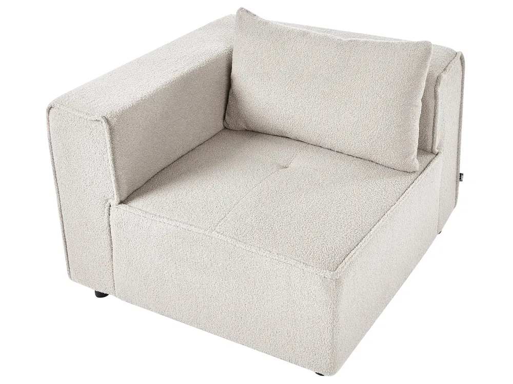 Modular Corner Sofa 4 Seater AXEBO Boucle Off-White Left Hand_1075609