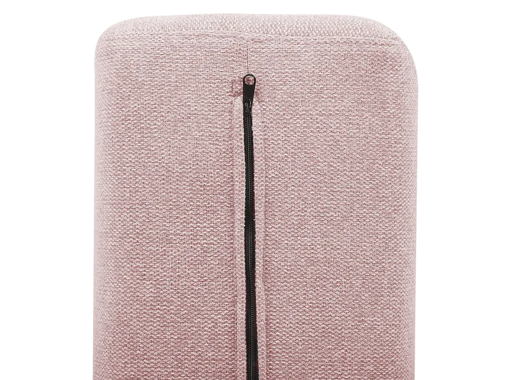 Modular Living Room Set 4 Seater TIBRO Fabric Pink_825944