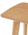Tavolo console legno chiaro 90 x 40 cm TULARE_823456