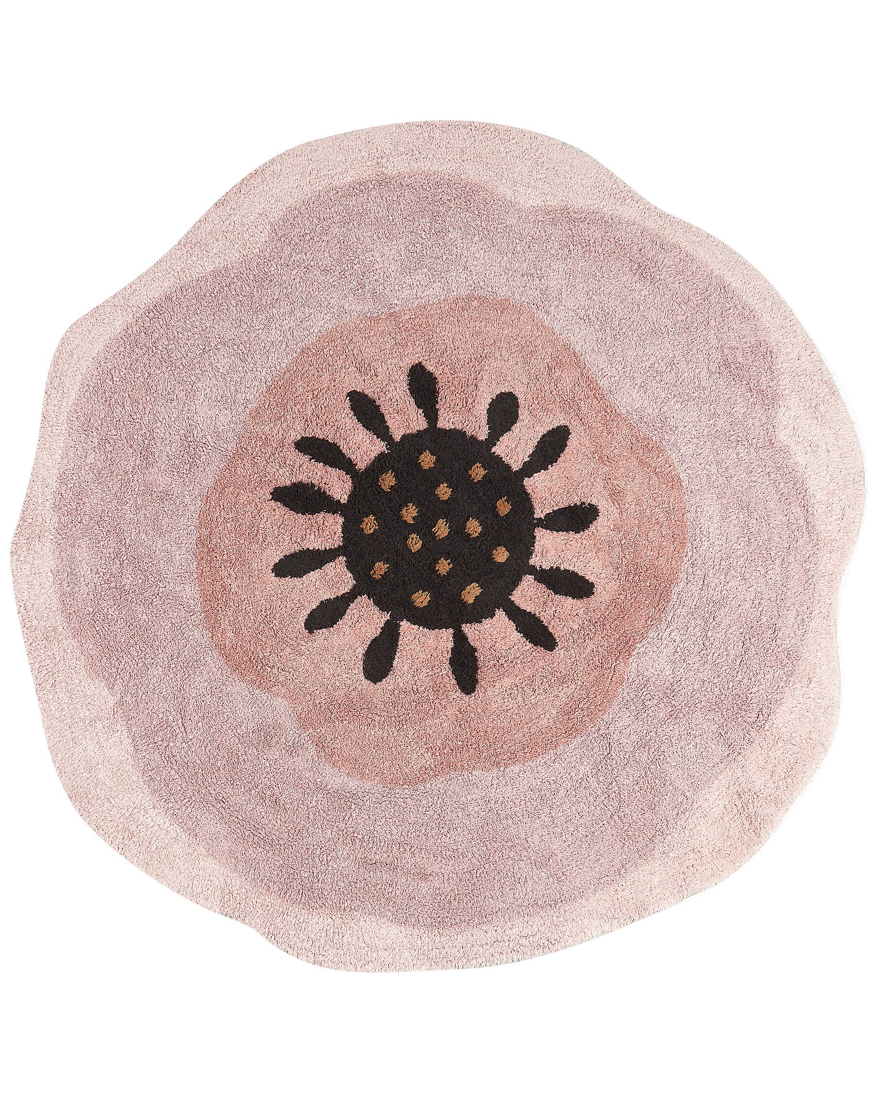 Rózsaszín pamutszőnyeg ⌀ 140 cm KHARAT_903846