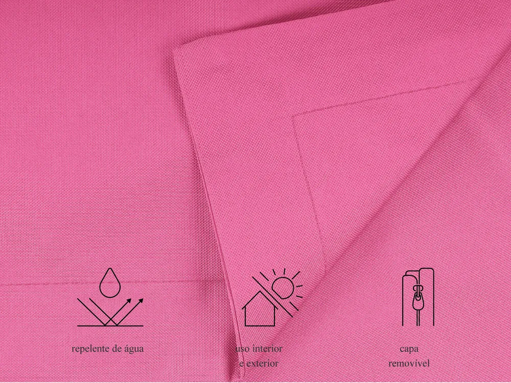 Pufe 300 L FUZZY 140 cm 180 cm Fucsia_980277