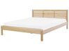 Dřevěná postel světle hnědá 180 x 200 cm CARNAC_677860