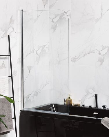 Tempered Glass Shower Bath Screen 140 x 70 cm LAPAN 