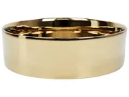 Umywalka nablatowa TEBAR ⌀ 40 cm Ceramika Złoty_922242