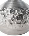 Ezüstszínű porcelán asztali lámpa 43 cm YAKIMA_543685