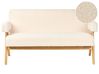 Sofa 2 Seater TAMRE Boucle Off-White/ Light Brown