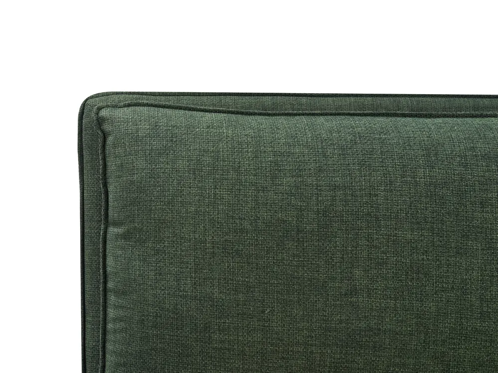 Ottoman Bed BAJONNA Fabric Dark Green 180 x 200 cm (EU Super King)_970635